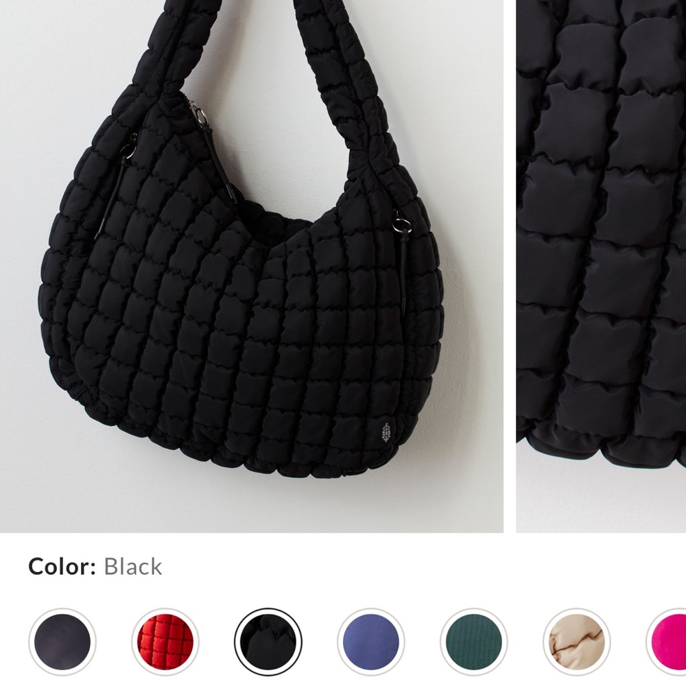 Free people movement quilted carryall bag